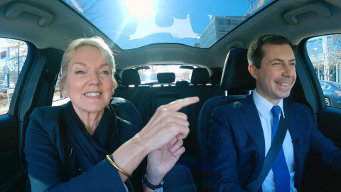 Last week, Energy Secretary Jennifer M. Granholm and Transportation Secretary Pete Buttigieg hit the road in an electric vehicle (EV) and drove to Takoma Park, Maryland. With cameras rolling, the two Cabinet members provided a glimpse into what fun a short road trip can be.