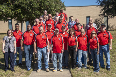 Members of the Savannah River Site team who worked on the TRM project.