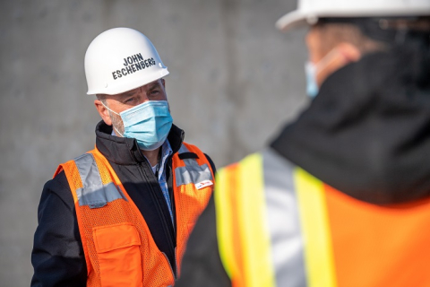 John Eschenberg, president and CEO for EM Tank Operations Contractor Washington River Protection Solutions (WRPS) at the Hanford Site, was named a CEO Who “Gets It” by the National Safety Council.