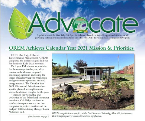 January 2022 Advocate front page thumbnail