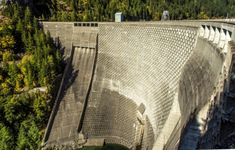 A hydropower plant in Washington.
