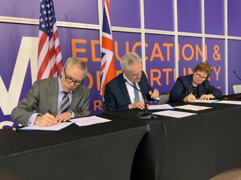 A longstanding relationship between the United States and the United Kingdom on environmental cleanup was commemorated during the 2022 Waste Management Symposia with the renewal of a statement of intent to continue collaboration on technologies and approaches to legacy waste management.