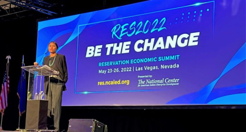 Wahleah at the RES summit.