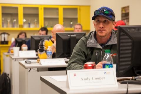 Andy Cooper applied what he learned in the WIPP Leadership Academy to move up in the Waste Isolation Pilot Plant organization, taking on positions requiring more responsibility. 