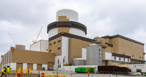 Vogtle Unit 3 in August 2022