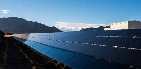 Array of solar panels
