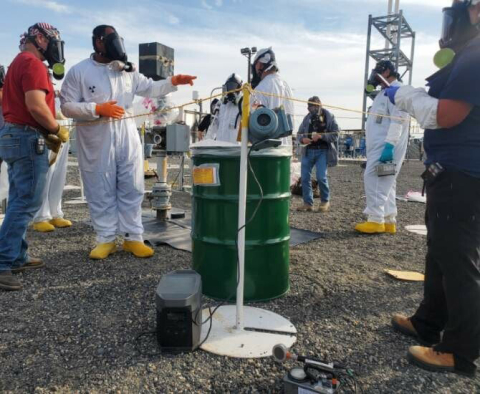 Hanford Site tank operations contractor Washington River Protection Solutions is “going green” by using new battery-powered electric generators for some fieldwork. 