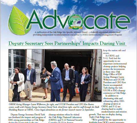 October 2022 Advocate Front Cover image