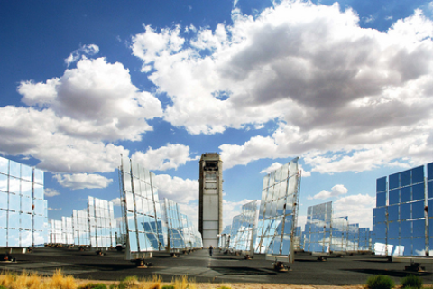 The falling particle receiver at Sandia National Laboratories