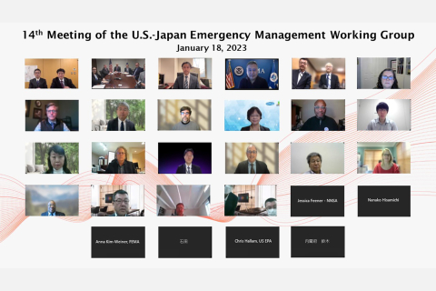 14th Meeting of the U.S.-Japan emergency Management Working Group (EMWG)