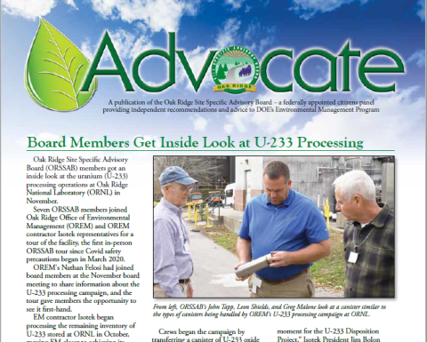 January 2023 Advocate front page image