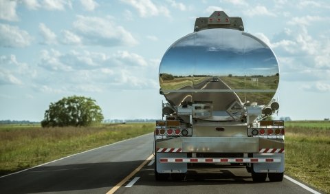 Gasoline truck