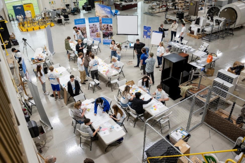 Twenty students from three western Kentucky and southern Illinois high schools learned problem solving skills that helped them propose solutions to one part of the world’s plastics waste problem during the “Hack the Plastics” event.