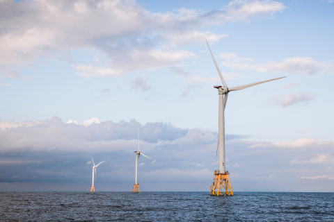 Off shore wind turbines in the North Atlantic