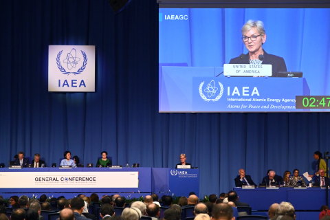 Secretary Granholm delivers the U.S. National Statement at the 2023 IAEA 5th International Ministerial Conference Plenary Session in Vienna, Austria