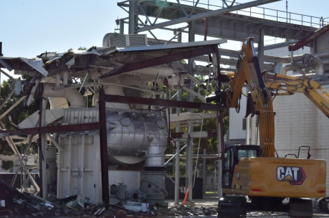 Demolition INL Naval Reactors Facility prototype