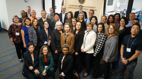Group posed photo from the Forum on Stakeholder Confidence.
