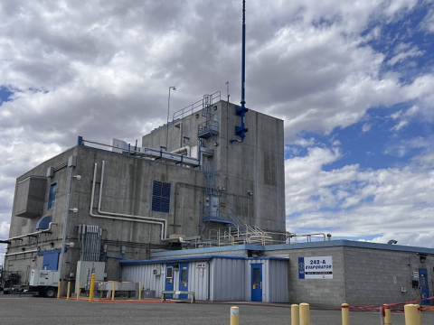 Large evaporator facility building
