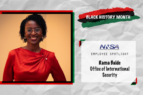 NNSA Employee Spotlight: Rama Balde, Office of International Nuclear Security
