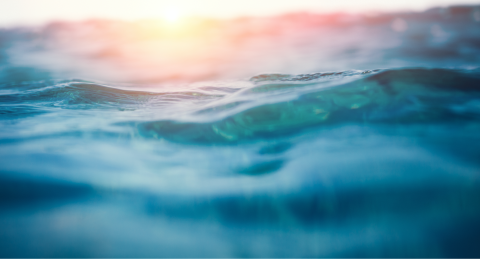 a close up of water