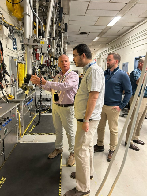 EHSS-12 team members meeting a Savannah River National Laboratory