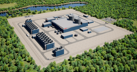 Conceptual rendering of the Holtec SMR-300 site layout