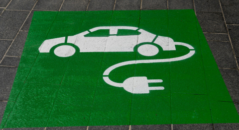 EV charging parking spot