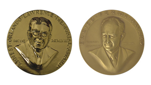 Ernest Orlando Lawrence and Enrico Fermi Award Metals