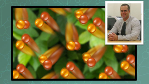 A representation of multi-metal catalysts, which mimic photosynthetic reactions.
