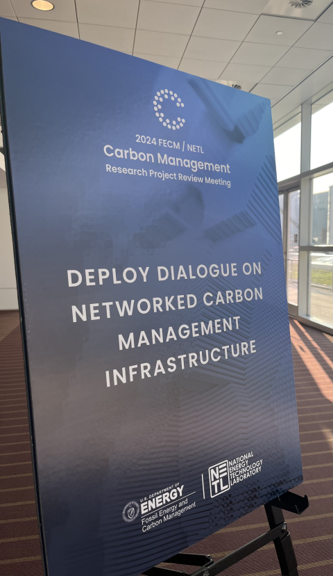 Networked Carbon Management Infrastructure Sign