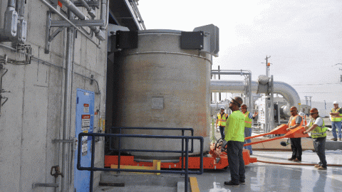 Rotating images of the Hanford Site