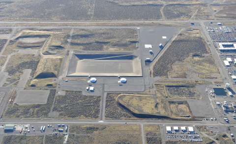 An aerial view of the Hanford Integrated Disposal Facility at the Hanford Site
