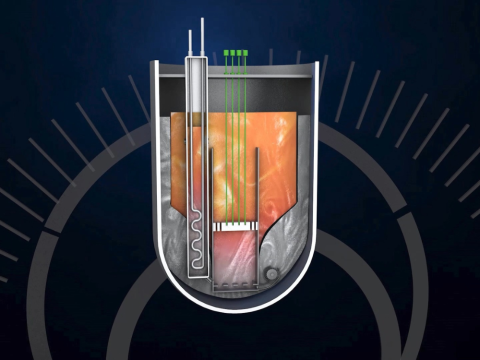 Image of a fast reactor rendering