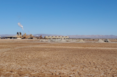 power plant and mud pots