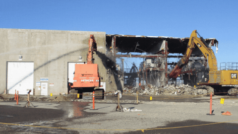 A rotating set of images of the Hanford Site