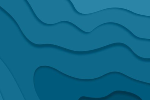 Blue topographical illustration