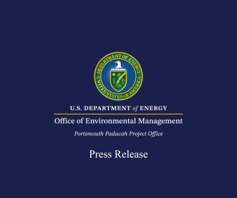 DOE Seal for the PPPO office with the words Press Release below