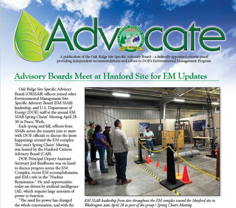 thumbnail image of the Advocate front page