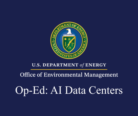 A thumbnail with a dark blue background and the DOE EM Seal in the middle