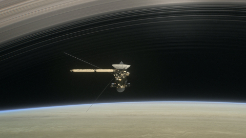 Cassini around Saturn