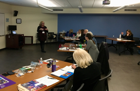 Teachers at the C3E workshop at the Museum of Science in Boston