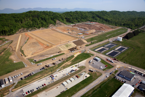 Aerial photo of OREM's Environmental Management Waste Management Facility