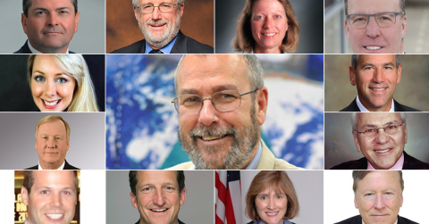 New Nuclear Energy Advisory Committee Members Collage of photo headshots of men and women.