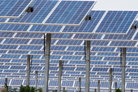 utility scale photovoltaic solar power plant 