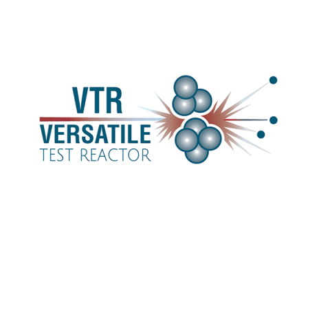 Versatile Test Reactor logo.