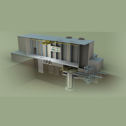 Graphic of a proposed versatile test reactor