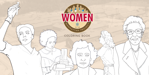 Women of the Manhattan Project coloring book