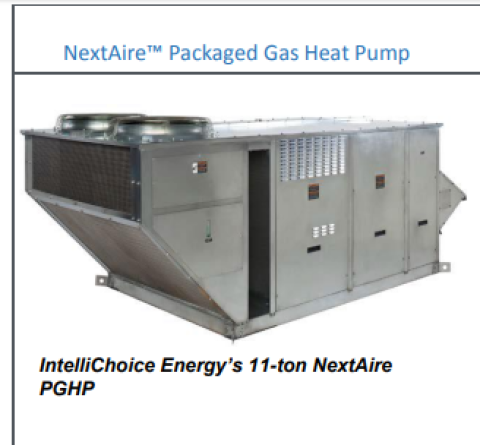 NextAire Packaged Gas Heat Pump.