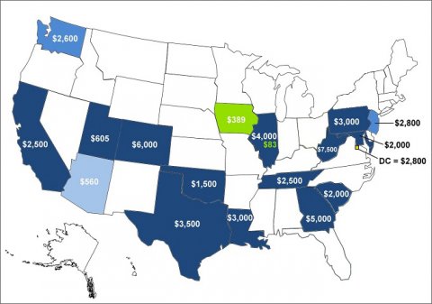 Image related to Fact #789: July 22, 2013 Comparison of State Incentives for Plug-In Electric Vehicle Purchases