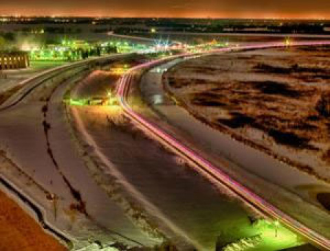 Fermilab's Tevatron particle accelerator.